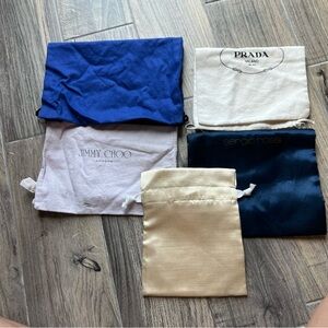 Lot of designer dustbags